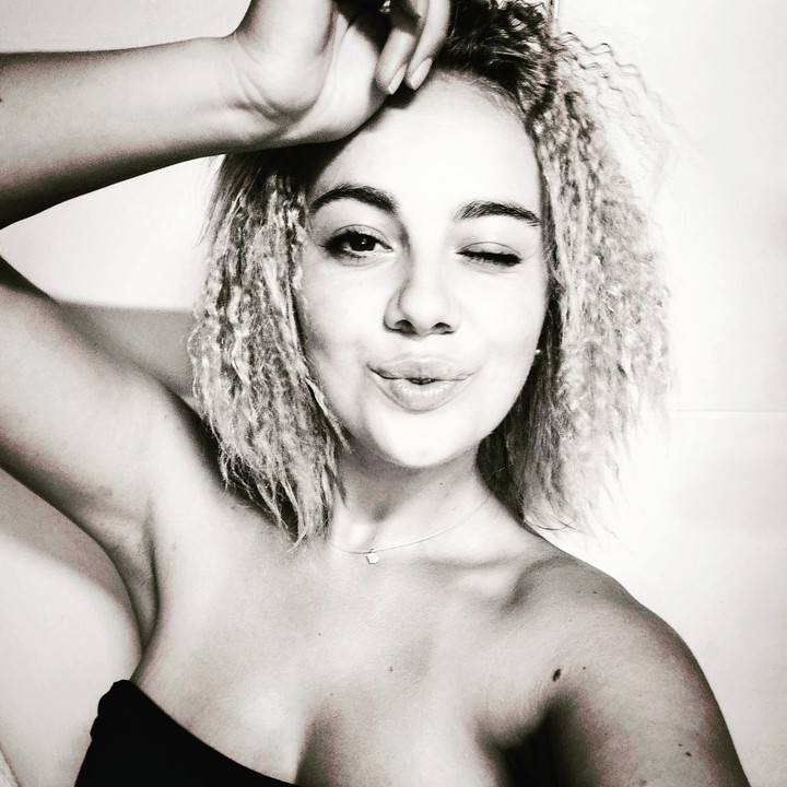 black and white