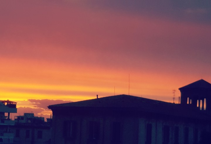 Colorful sunset