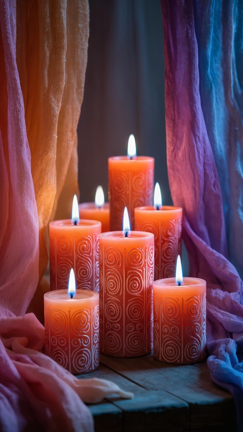 шпалери wax, candle