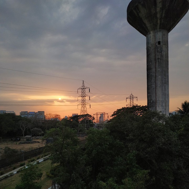 sunset @navi mumbai