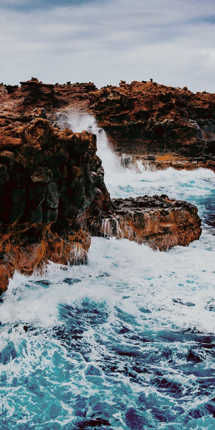mountain near sea