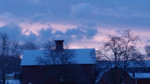 cold winter morning