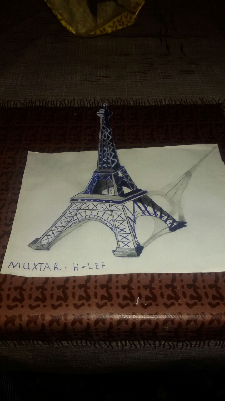 Eiffel 3D draw
