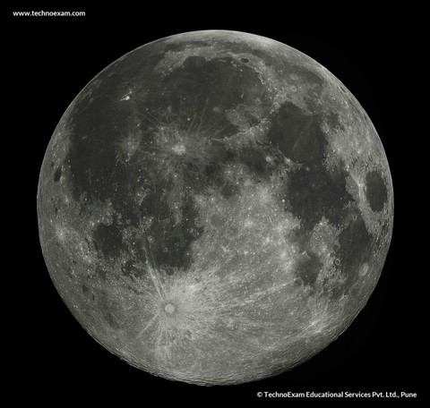 close moon view