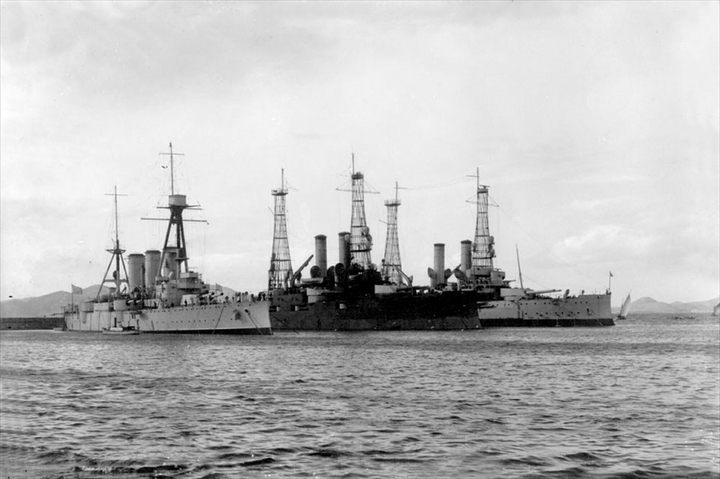 battleships of greek Navy,Georgios Averof,Kilkis,and Lemnos