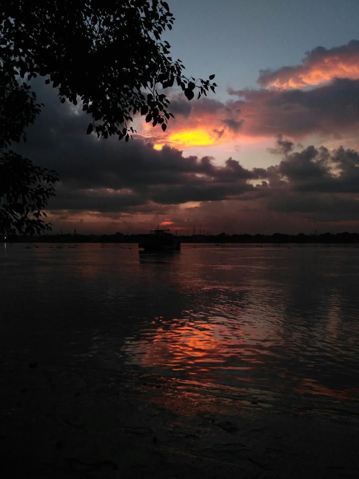 sun set in Kolkata