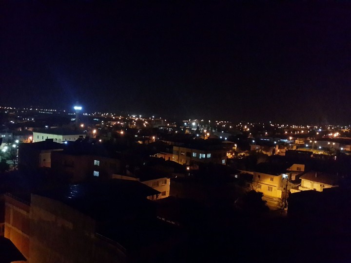 The city is quiet
