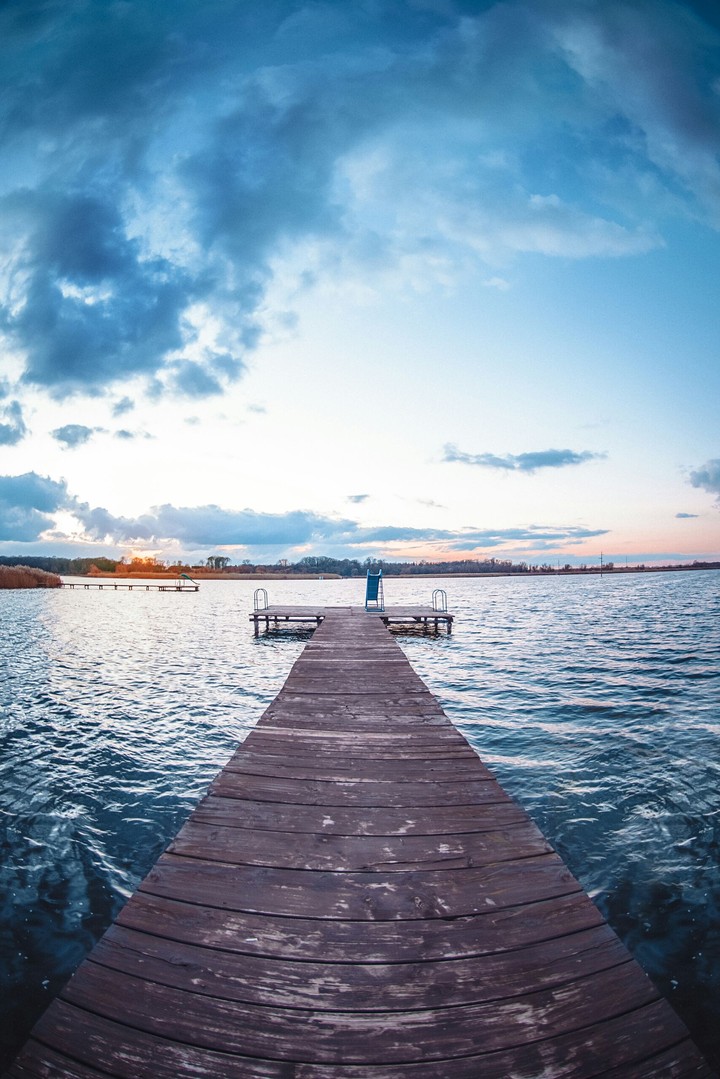 Wooden pier