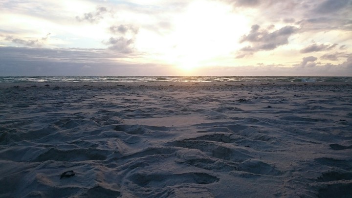 Sonnenuntergang an der Nordsee