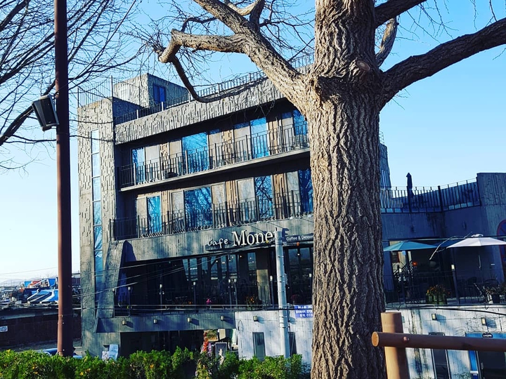 까페.겨울길.겨울나무.커피