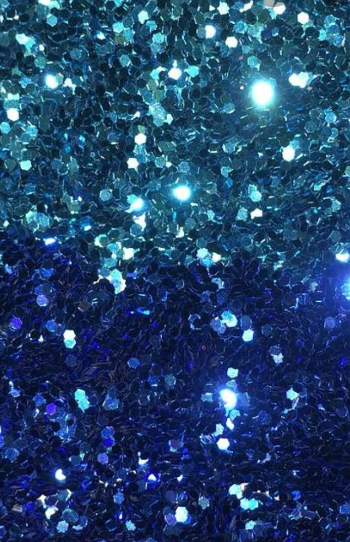 blue glitter