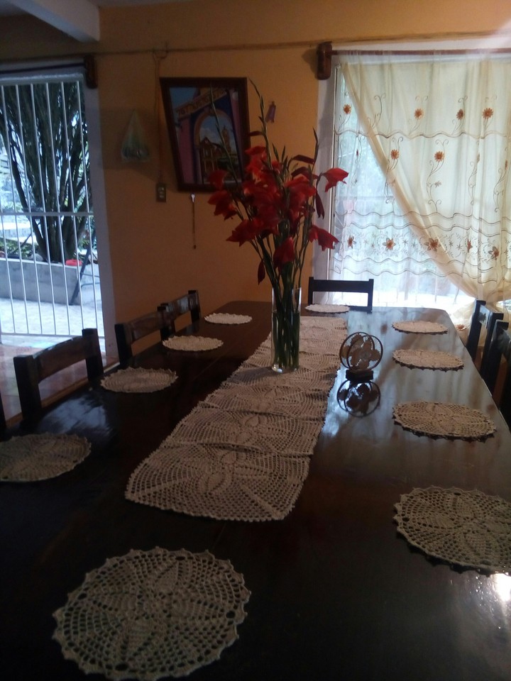 decorando el comedor
