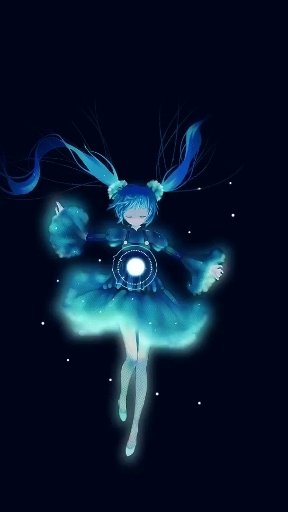 Floating girl