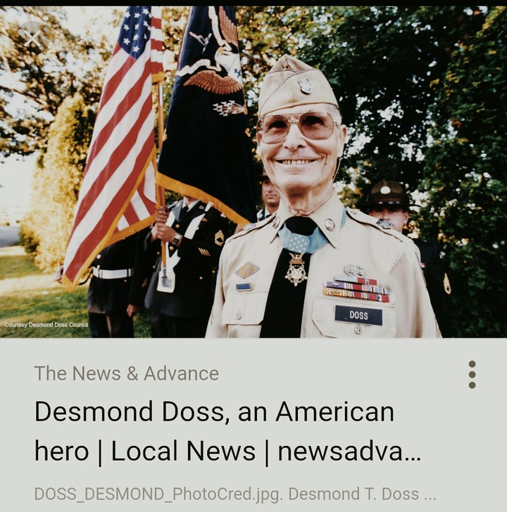 American hero:Desmond Doss