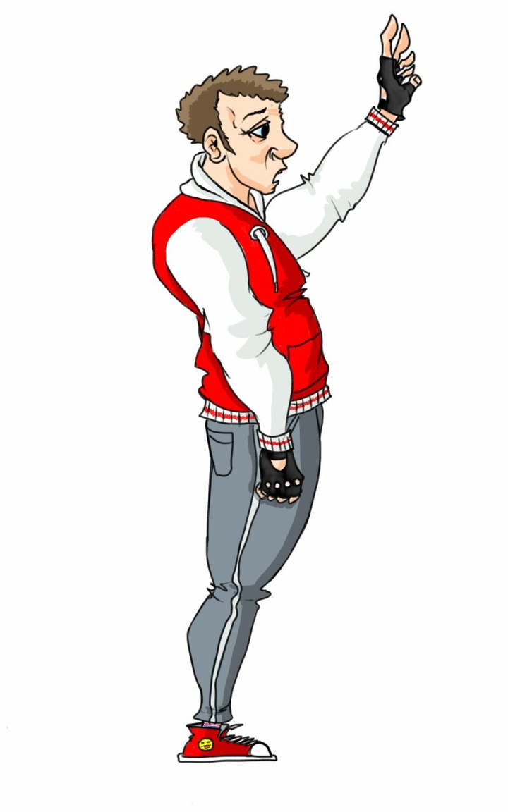 Waving guy