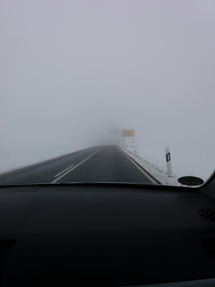Schnee,Nebel