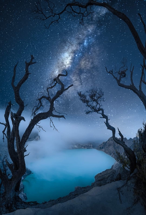 world, azure achtergronden