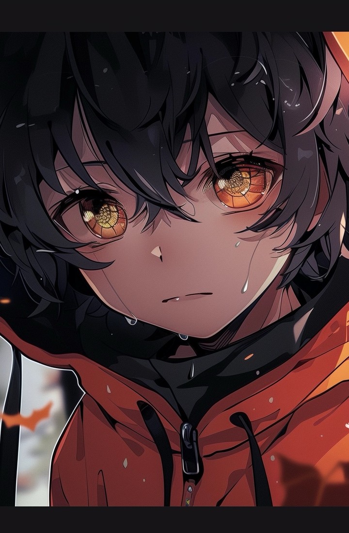Anime cute boy cartoon