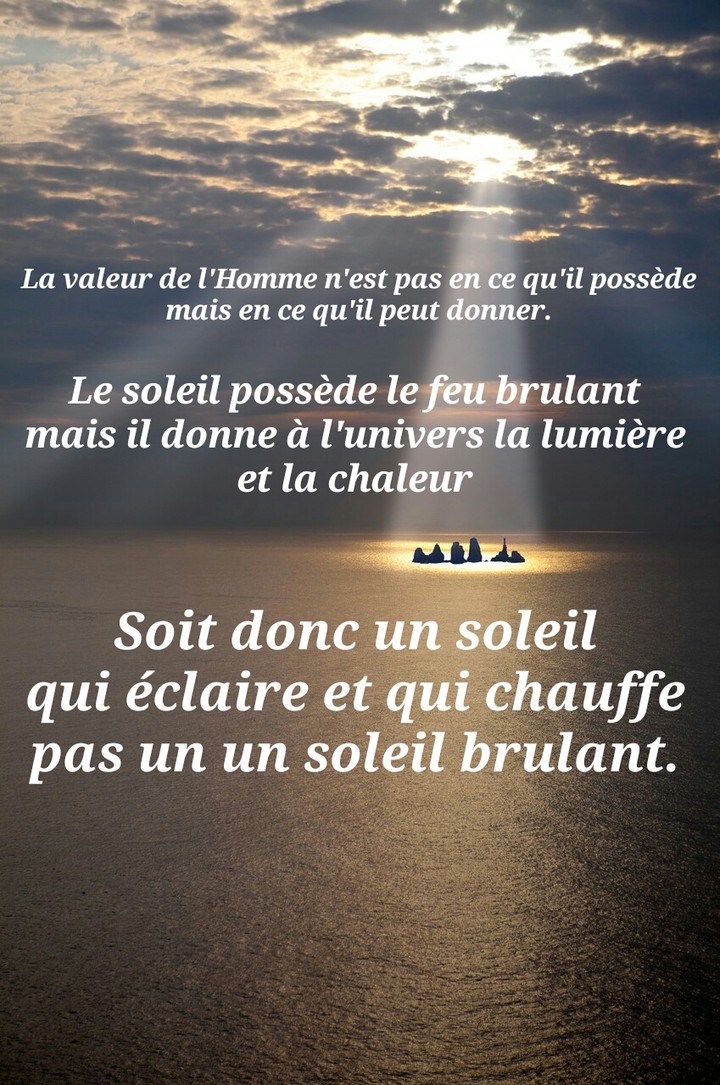 Sagesse,Soleil