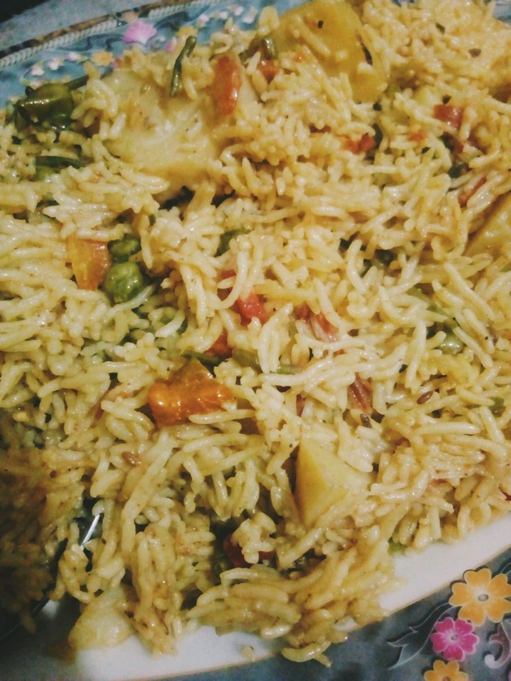 vegetables Rice