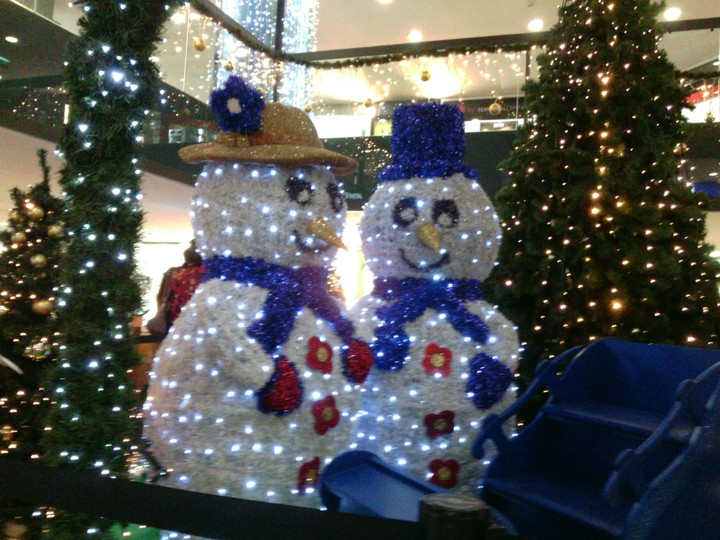bonecos de neve