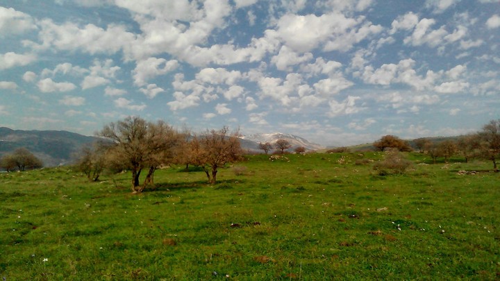 The Golan mountains in Israel