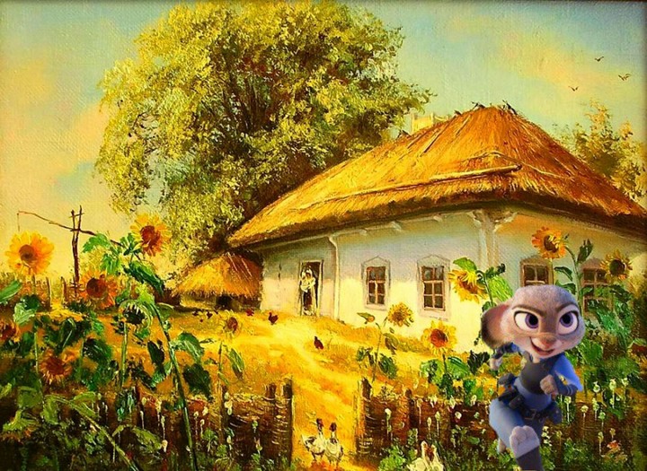 Judy Hopps in Ukrainian Home