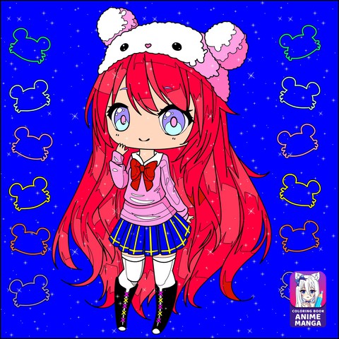 색칠 게임 귀여운 꼬마아이