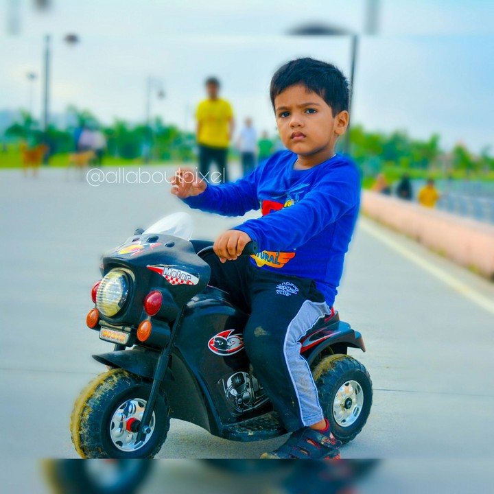 child with small bike