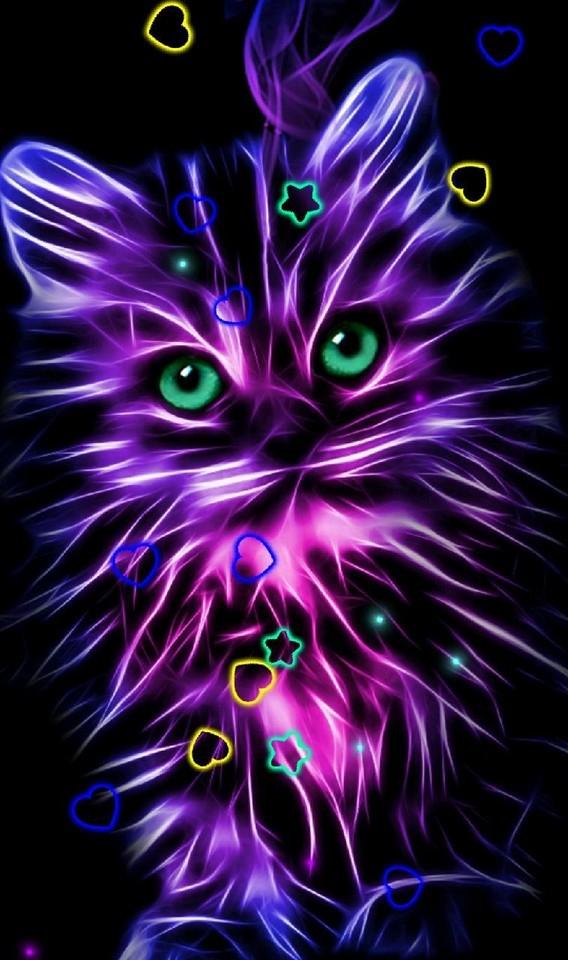 very happy cat