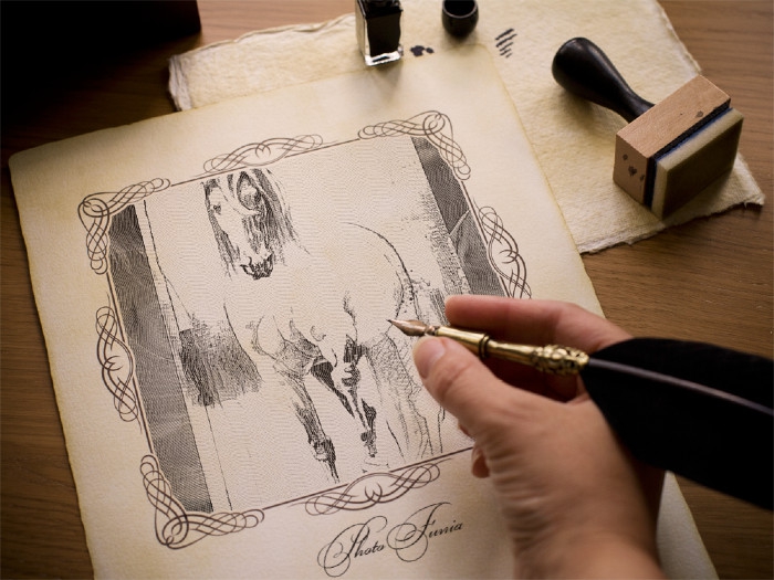 desenho horse