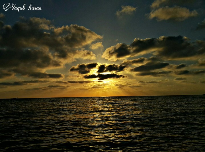Sea and sunset