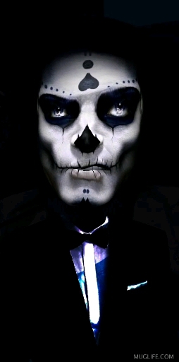 skull man video wallpaper