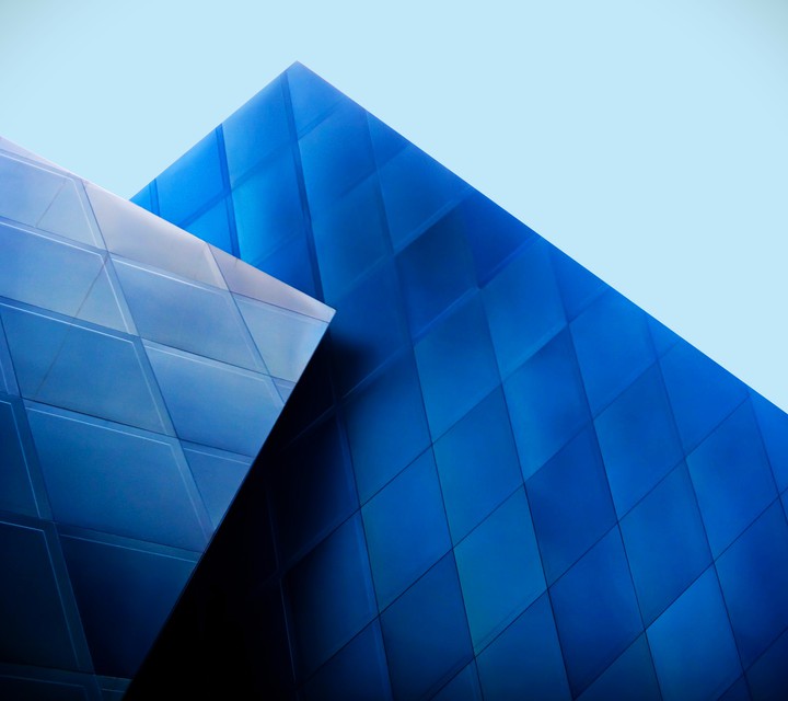 blue pyramid