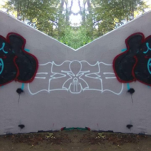 graffiti art mirror work from austin tx