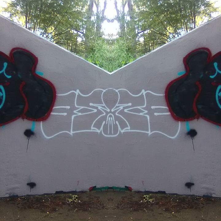 graffiti art mirror work from austin tx