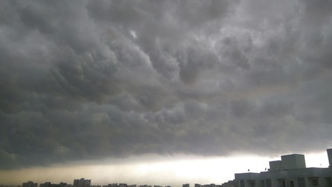 it's clouds...