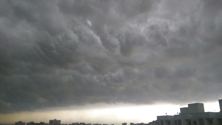 it's clouds...