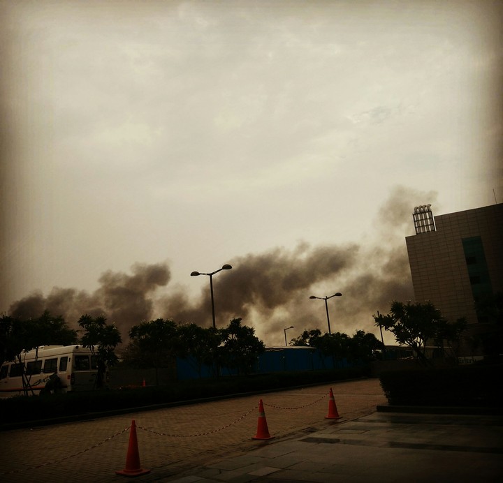 smoky morning