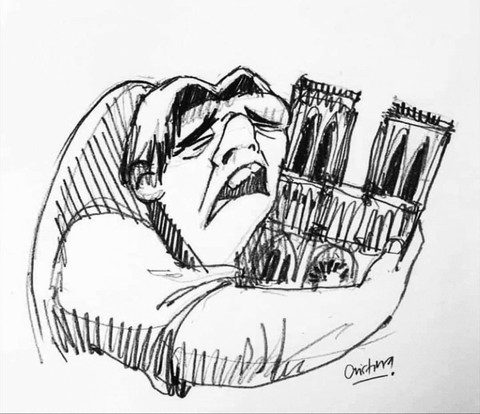 Time is the FIRE in which we burn... #NotreDame