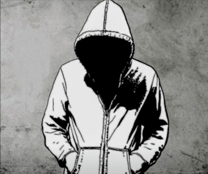 black and white hoodie