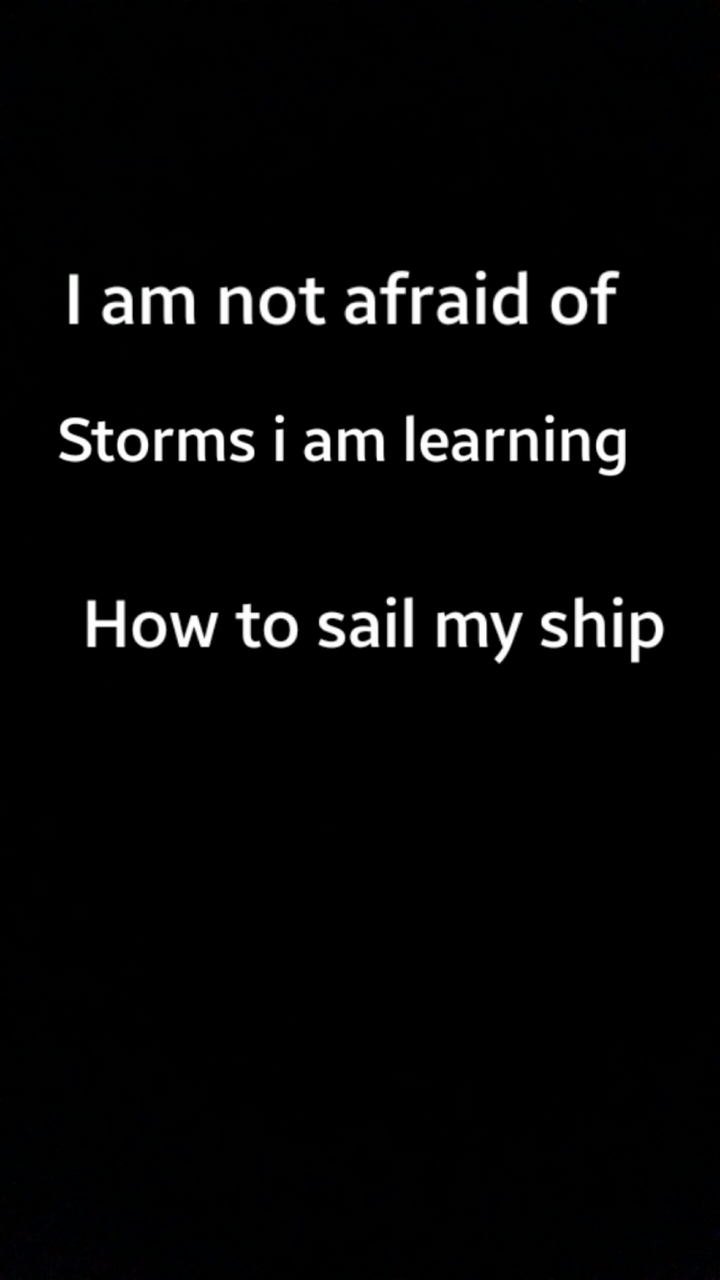 i am not afraid