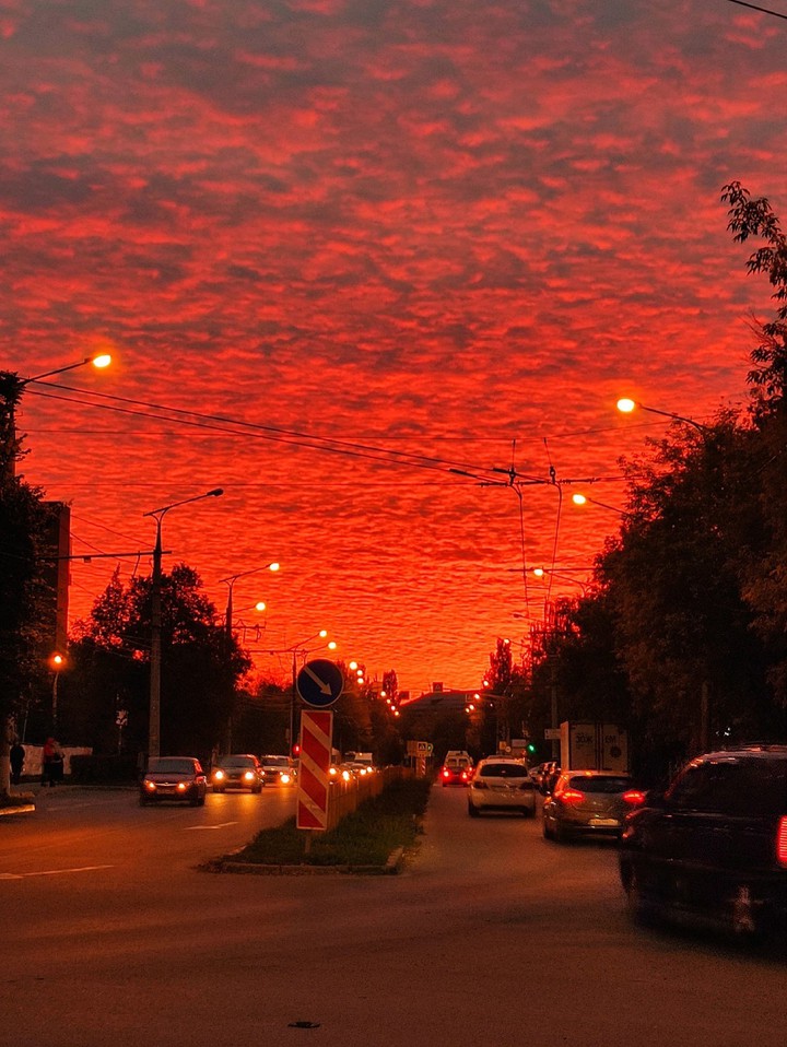 Тольятти ,осенний закат