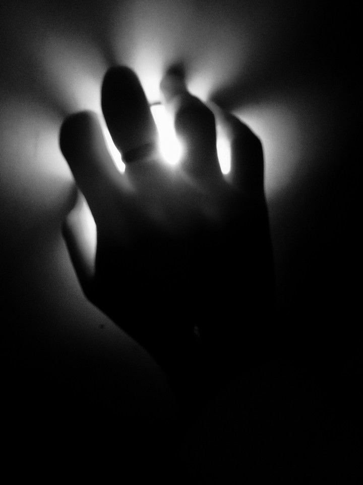 hand in light