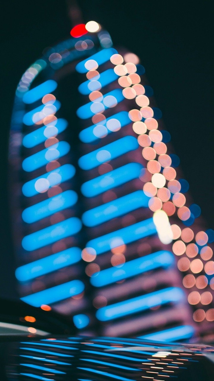 Blurred building