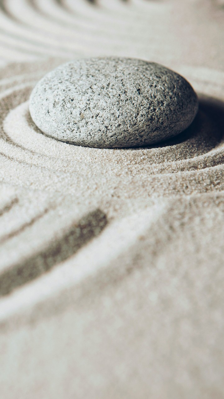 Stein im Sand