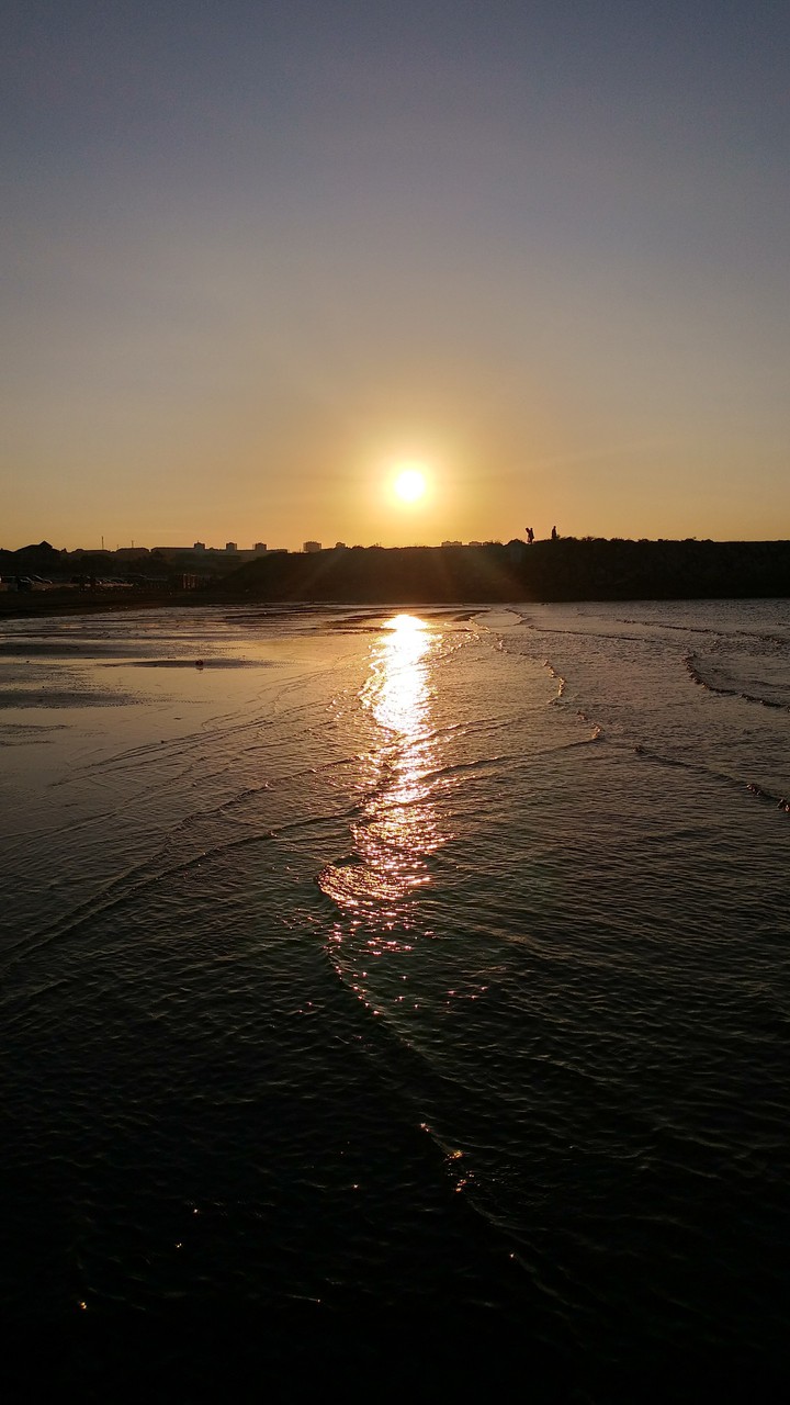 sunset / закат на Каспие