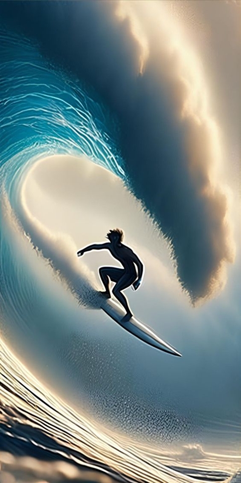 ταπετσαρίες Surfboard, Wave