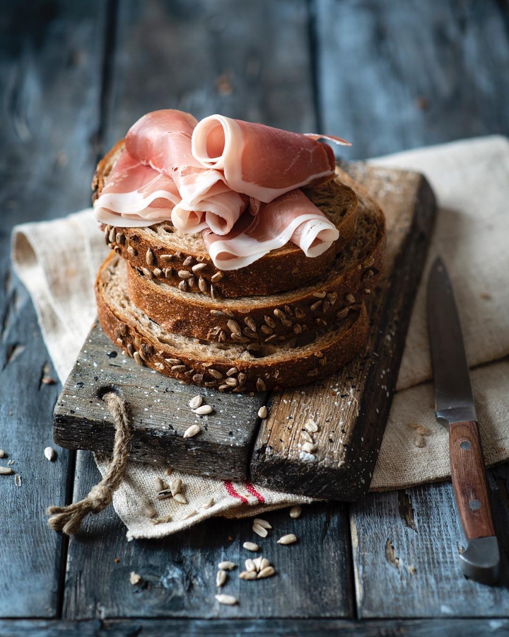 bread and ham