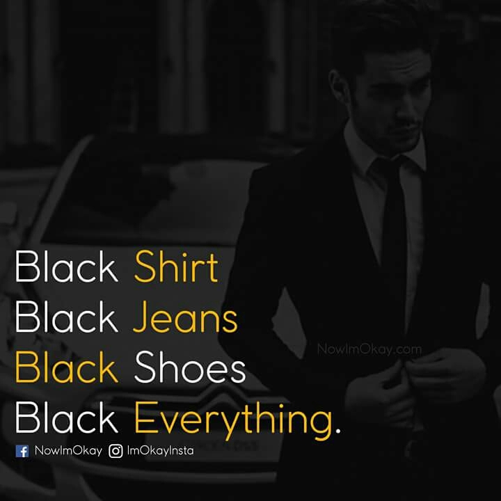all black